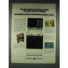 1978 GE Microwave Cooking Center Ad - Great Ideas
