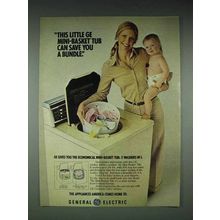 1978 GE Mini-Basket Tub Washing Machine Ad