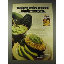 1978 Rice-a-Roni with Chicken Ad - Avocado Shell Recipe