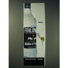 1989 Finlandia Vodka Ad - Finnish up