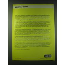 1989 Hughes Aircraft Ad - U.S. Army Award