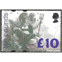 1993 SG1658 £10 Britannia Very Fine Used.