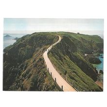 LA COUPEE, SARK. CHANNEL ISLES . vintage unused postcard by Plastichrome 36 =