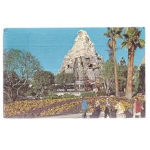 MATTERHORN MOUNTAIN, DISNEYLAND, California, USA used postcard 1969 pm #