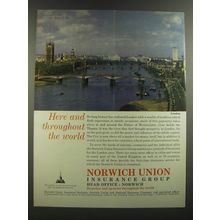 1964 Norwich Union Insurance Advertisement - Here and throughout the world