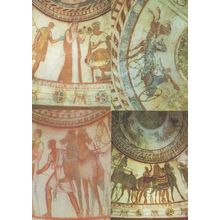 Bulgaria Kasanlik Tomb Mural 4x Horse Postcard s