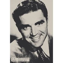 Steve Cocheran Belgium 1950s Postcard Size Film Actor Card