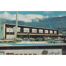 Cape Town New Mosaic Mural Railway Station Postcard