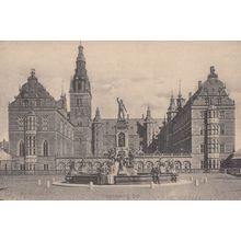 Fredenksborg Slat Denmark Old Postcard