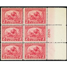 549, Mint NH F-VF Plate Block of Six Stamps CV $125 .. Stuart Katz