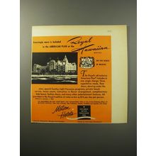 1955 Matson Hotels Ad - Amazingly more is included in the American Plan