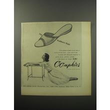 1955 Oomphies Shoes Ad - The stubborn mule