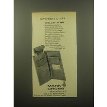 1959 Mark Cross Wallet Advertisement - Wallet Plus