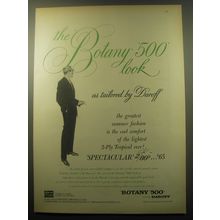 1959 Botany 500 Suits Advertisement - The Botany 500 look as tailored by Daroff