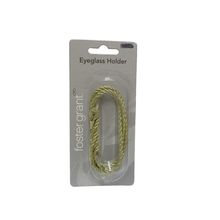 Foster Grant Woven Fashion Eyeglass Holder Color Gold