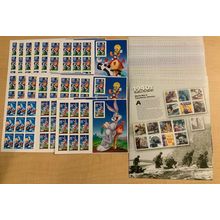 Heavily Discounted Postage Sheets - Face Value $140.50 - Stuart Katz