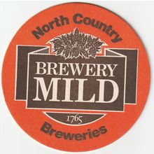 BEER MAT - NORTH COUNTRY BREWERIES - BREWERY MILD - (Cat No 027) - (1985)