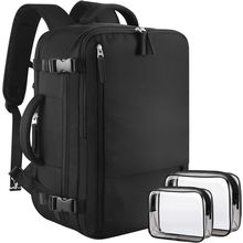 Large Travel Backpack for Women Men, Expandable 40L Carry on Backpack, 17 Inch L