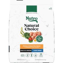 Nutro Natural Choice Adult Large Breed Dry Dog Food, Chicken and Brown Rice Reci