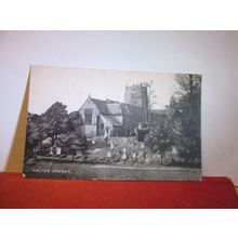 HALTON CHURCH, LANCASTER, LANCASHIRE unused antique postcard =