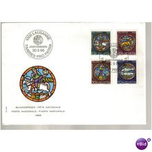 1968 SWITZERLAND 1000 LAUSANNE PRO PATRIA 1968 FDC