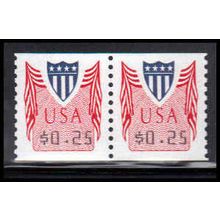CVP32 25c Shield Very Fine MNH Pair PA4978