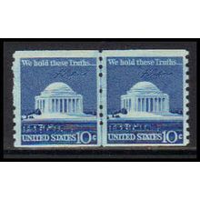 1520 10c Jefferson Memorial Fine MNH CLP W1679