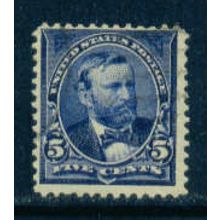 Used 281 5c Ulysses S. Grant Just Clears M04737