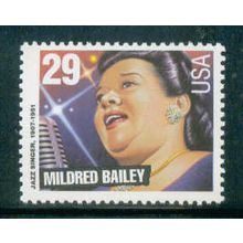 2860 29c Mildred Bailey Fine MNH P#S LL P11111 V2883