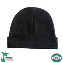The Laughing Giraffe Baby Beanie Hat[ Newborn Black ]