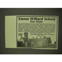 1913 Emma Willard School for Girls Ad - 100th Year