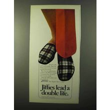 1971 Jiffies Footwear Ad - a Double Life