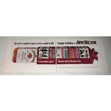 1971 Jim Beam Whiskey Ad - If We've Said it Once