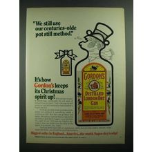 1971 Gordon's Gin Ad - Our Centuries-Olde Pot Still Method