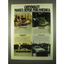 1974 Chevrolet Nova 6 Hatchback, Coupe and 3+3 Car Ad