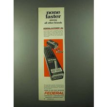 1974 Federal Hi-Power 22 Cartridges Ad - None Faster