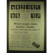 1931 Palmolive Soap Ad - Marguerite Hoare, Niraus, Pessl, Dahlstrand