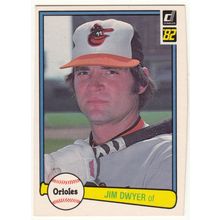 1982 Donruss baseball card 611 Jim Dwyer