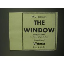 1949 The Window Movie Advertisement - RKO presents