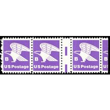 1818, Mint NH "B 18¢" Pair With Full Gutter Between Error - Stuart Katz