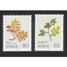 Norway Flowers 2v 1980 MNH SG#867-868 MI#825-826 Sc#770-771