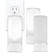 Sunbeam 3-Pack Emergency Power Failure Night Lights, 5-In-1, Multi-Color LED Lig