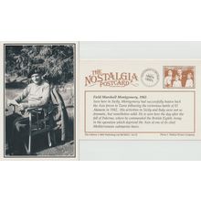 Postcard Field Marshall Montgomery Sicily 1943 British 8th Army - Nostalgia