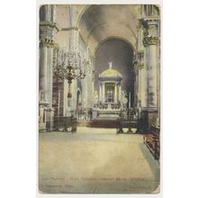 GRAN CANARIA Las Palmas Interior de la Catedral early 20th C. Perestrello RPPC