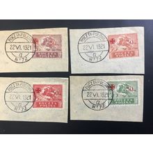 ICOLLECTZONE Poland B11-14 VF used on piece CV $145