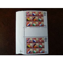 1979 GB First Direct Elections 10 1/2p gutter pair unused mint stamps SG1084