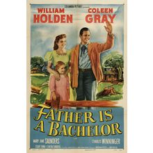 Father Is a Bachelor (1950)_1 Movie Film Poster Canvas iconic design