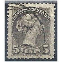 Canada 1889.SG106 5c Brownish-Grey Fine Used.