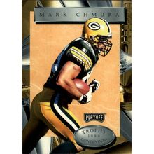 1996 Playoff Football Trophy Contenders Mark Chmura #118
