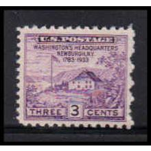 752 3c Washington's Hdqs Fine MNH Z1639